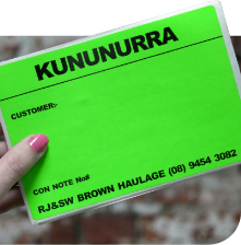 Base Labels for Overprinting