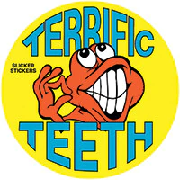 Terrific Teeth stickers