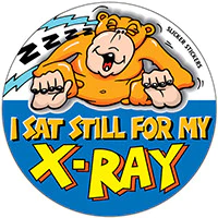 I Sat Still for My X-Ray stickers