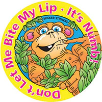 Don’t Let Me Bite My Lip – Its Numb stickers
