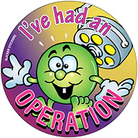 I’ve Had an Operation stickers