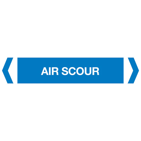 Air Scour labels