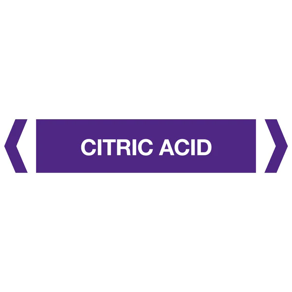 Citric Acid labels