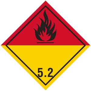 Class 5.2 Organic Peroxide labels