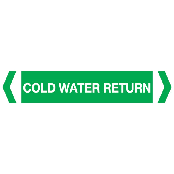 Cold Water Return labels