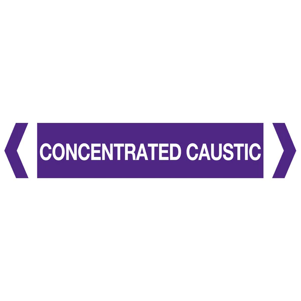 Concentrated Caustic labels