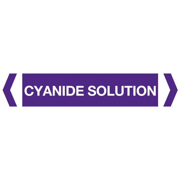 Cyanide Solution labels