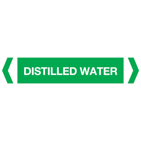 Distilled Water labels