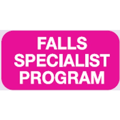 Falls Specialist Program labels