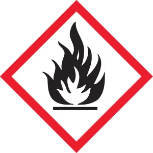 GHS Flammable labels