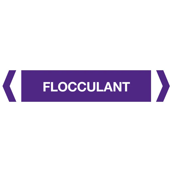 Flocculant labels