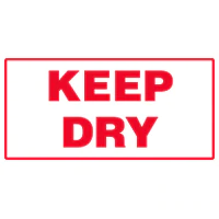 Keep Dry labels