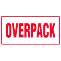 Overpack labels
