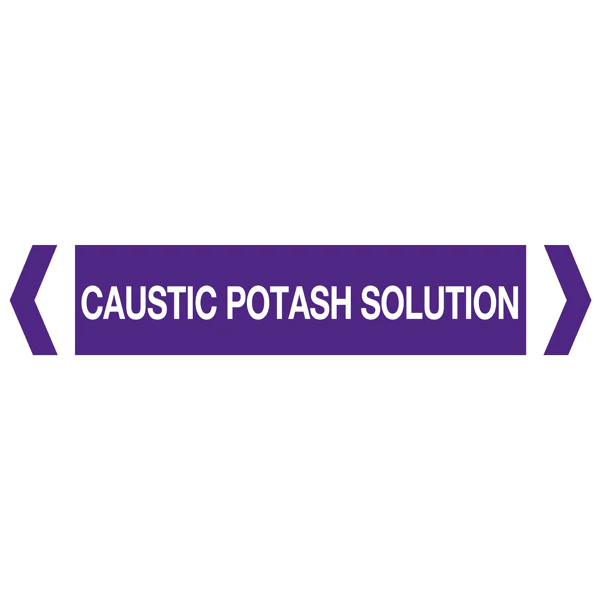 Caustic Potash Solution labels