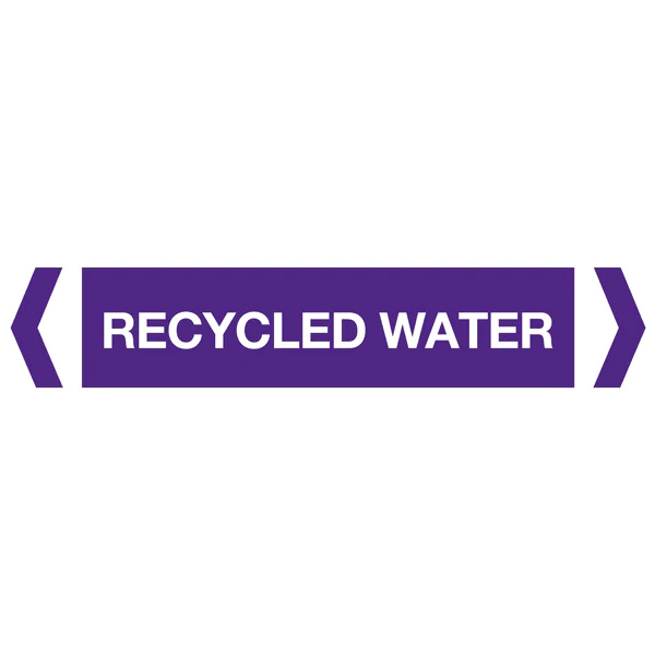 Recycled Water labels
