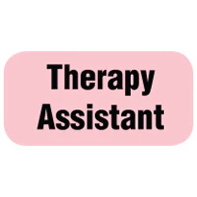 Therapy Assistant labels