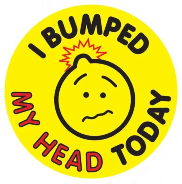 I Bumped My Head stickers