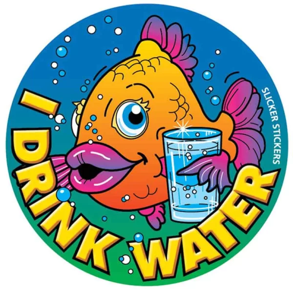 I Drink Water stickers